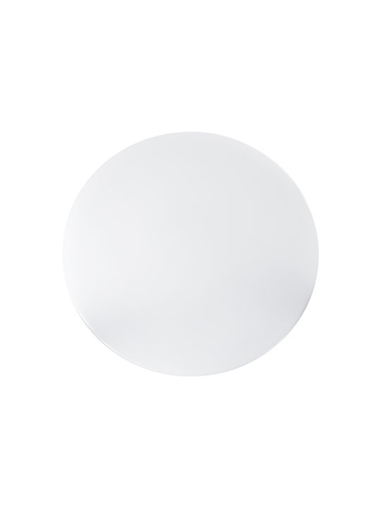 GloboStar Outdoor Ceiling Flush Mount with Integrated LED in White Color 61010