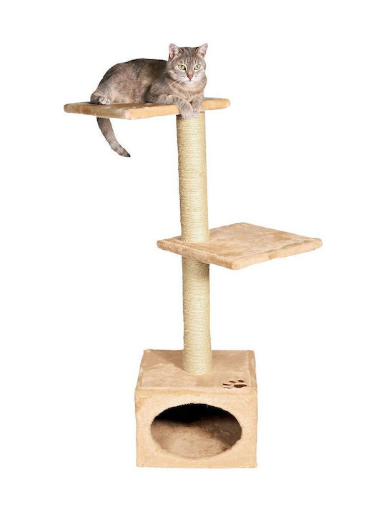Trixie Badalona Kratzbaum Katzenbäume Beige 4 Ebenen 37x37x109cm