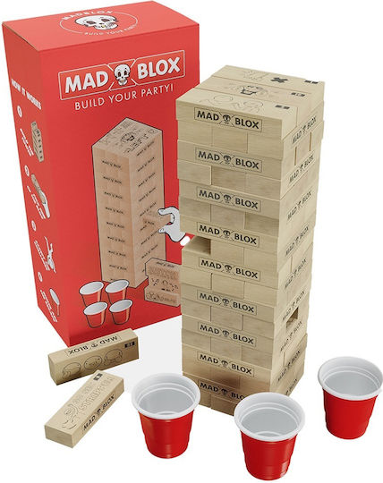 Mad Party Games Madblox Παιχνίδι Ποτού από Ξύλο MAD701849