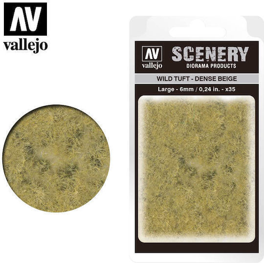 Acrylicos Vallejo Plant Mockup Large Scenery - Wild Tuft – Dense Beige