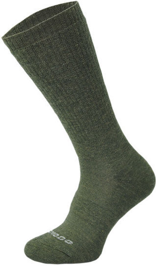 Comodo MID TRE2 Lang Jagdsocken Wolle in Khaki Farbe