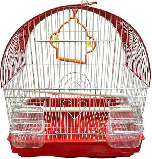 Bird Cage 33x23x36cm. Red