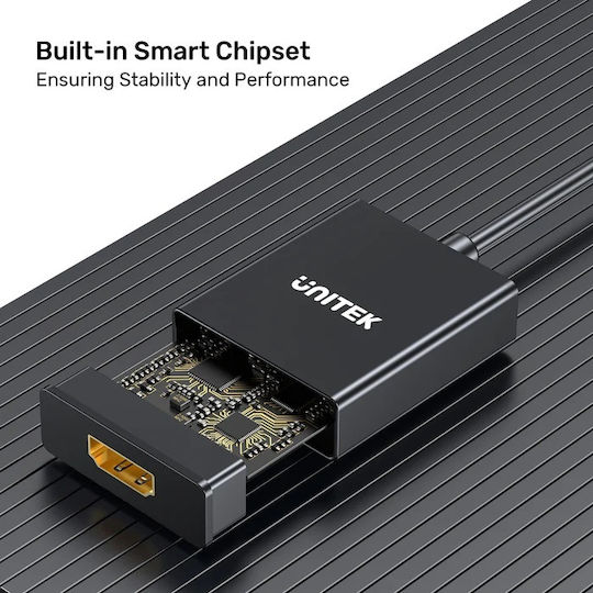 Unitek VGA Male To HDMI Female Converter 1 Piece V1112ABK