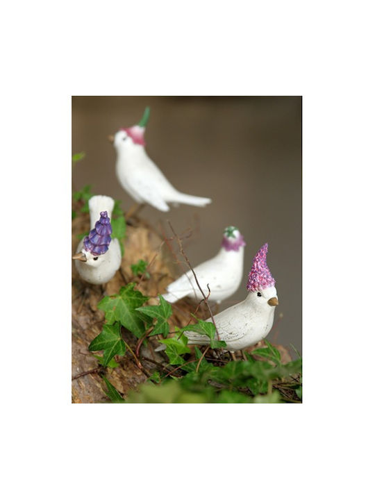 Dekorativ Vogel aus Polyresin 10cm 1Stück