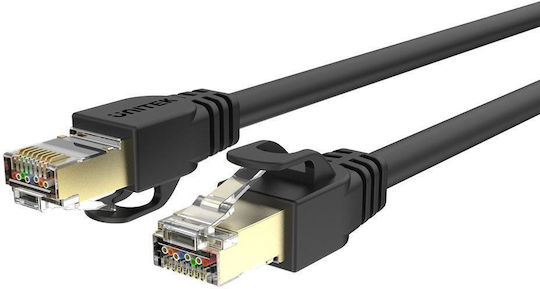 Unitek Direct Attach Copper Cat.7 (10Gbps) Καλώδιο Δικτύου Ethernet 15m Μαύρο