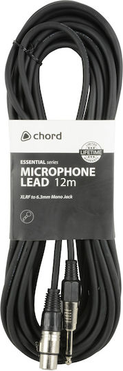 Chord XLR female to 6.3mm male 12m Cable (190.088UK)