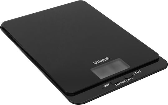 Vivax Дигитална Кухненска Везна До 5кг Черна
