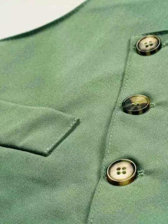 Kinder-Set mit Hose Sommer 2Stück Khaki
