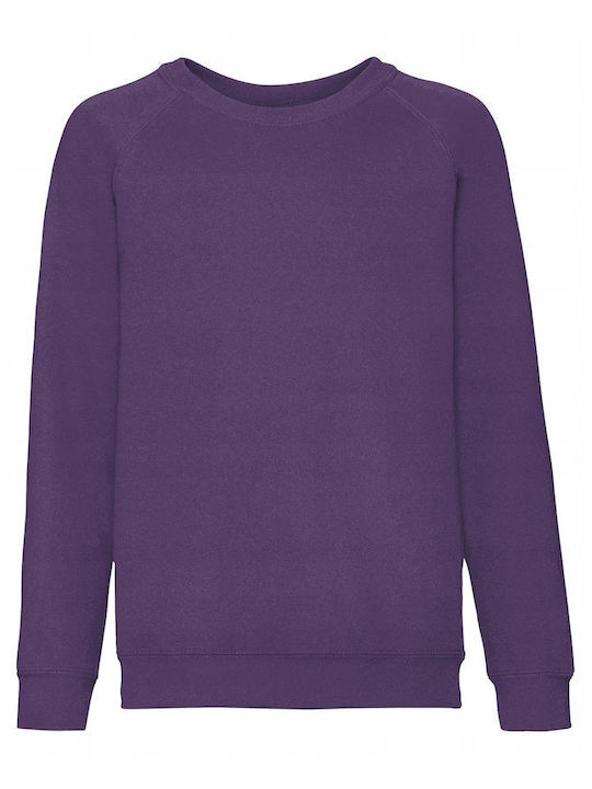 Fruit of the Loom Полар Детски Суичър Purple