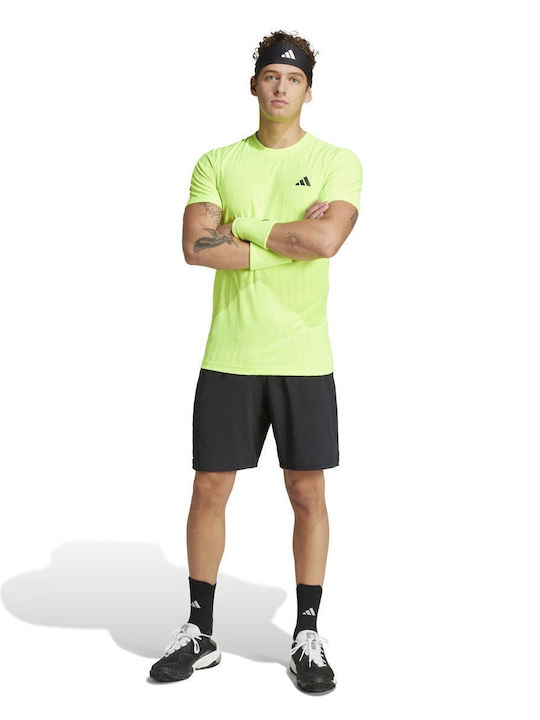 adidas FreeLift JP4385 Men's Yellow Tennis Shirt