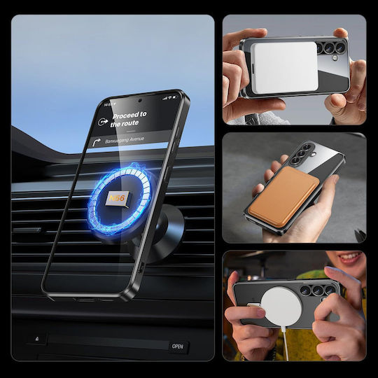 Samsung Galaxy A26 Electro Magsafe Case Black + Screen Glass