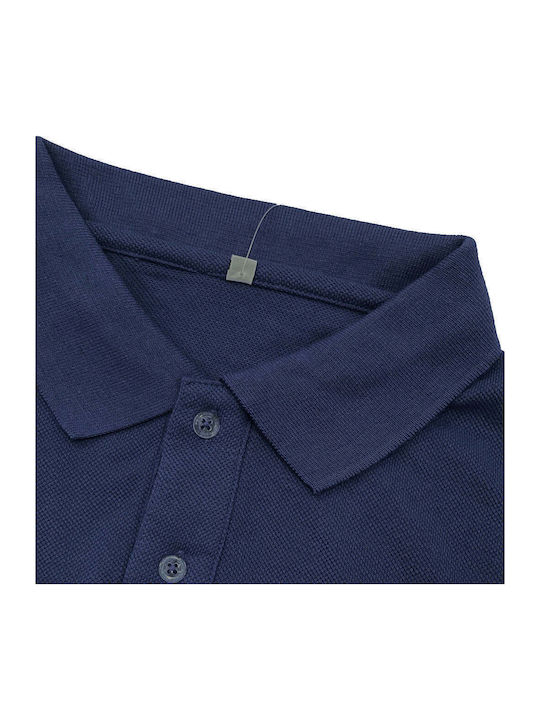 Polo Kurzarmbluse Marineblau