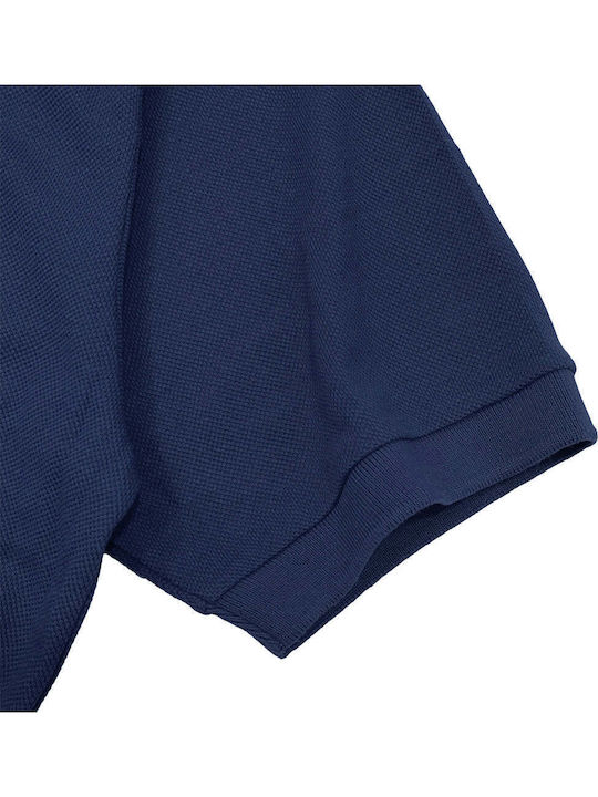 Polo Kurzarmbluse Marineblau