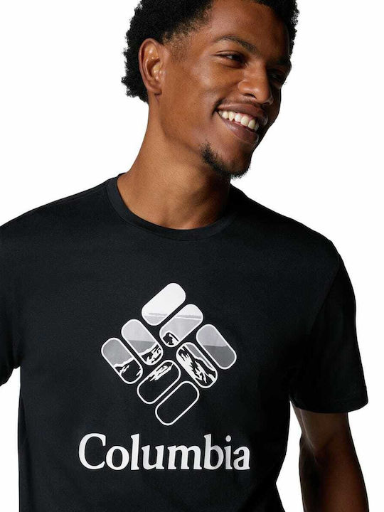 Rapid Ridge T-shirt Black, Heavenly Stacked Gem