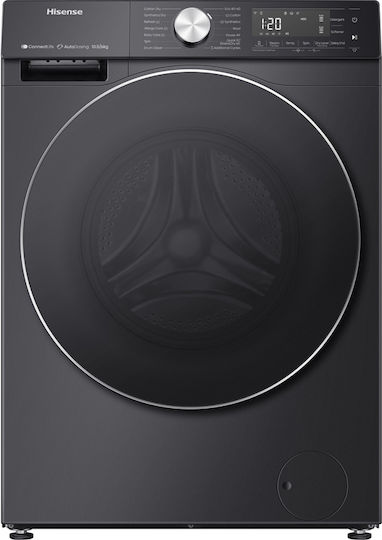 Hisense Mașină de spălat cu uscător 10.5kg/6kg Cu aburi 1400 Rotiri cu Wi-Fi