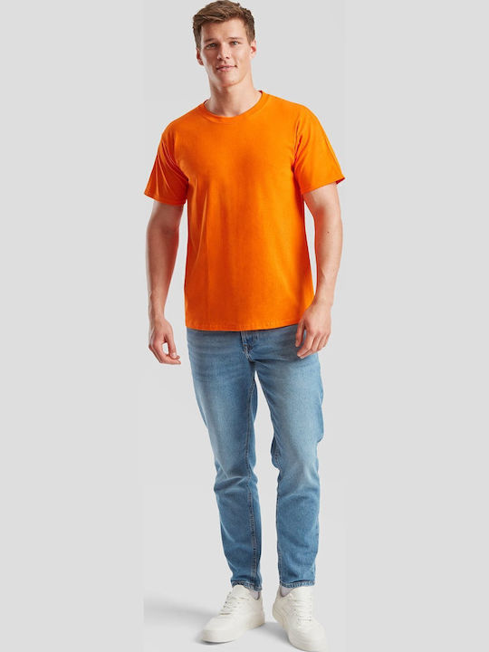 Men's Valueweight T-shirt Orange Size 3xl