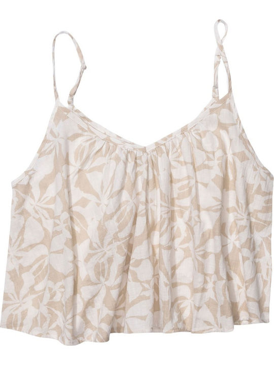 Bluza Damă Cu Bretele Off White