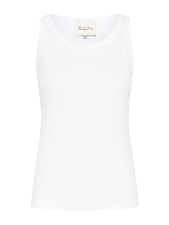 Women's Blouse Cotton Sleeveless White