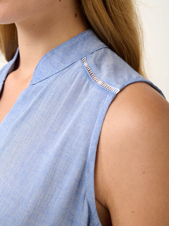 Sommer Mini Damenkleid Blue Infinity