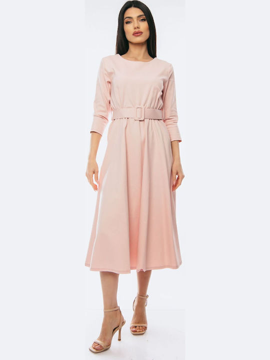 Midi Dress Pink