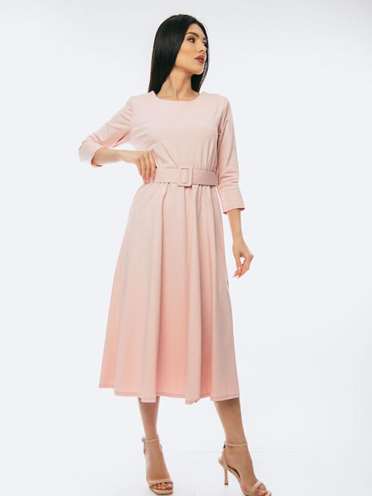 Midi Dress Pink