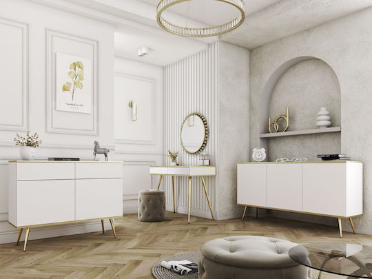Μπουφές mit Schubladen White With Gold 107x39x85cm