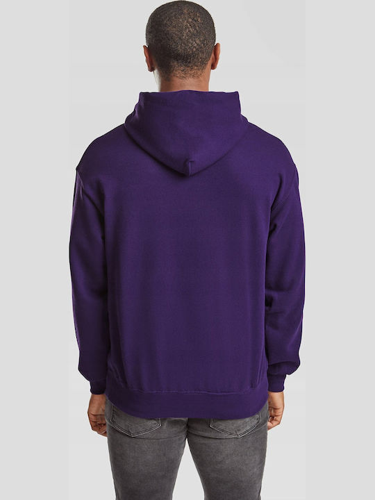 Men's Hooded Sweatshirt New Purple