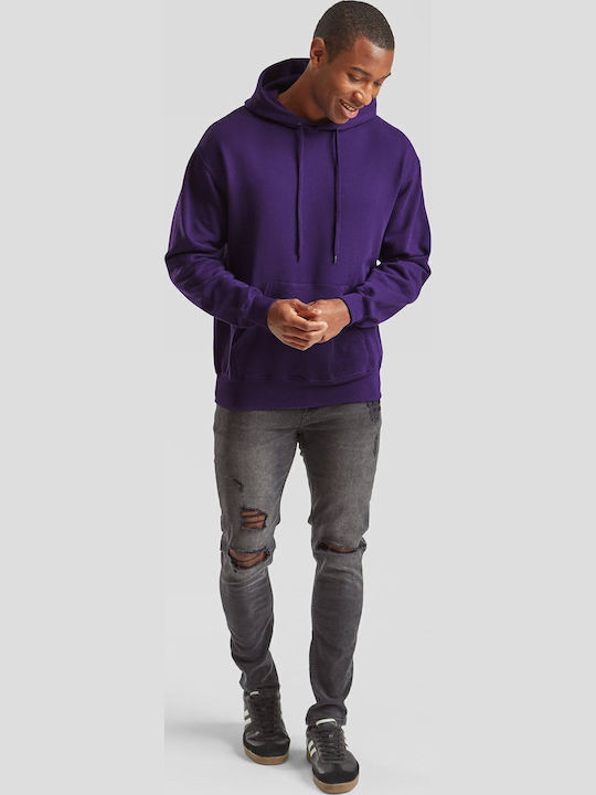 Men's Hooded Sweatshirt New Purple