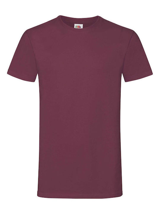 Fruit of the Loom Softspun Ανδρικό Διαφημιστικό T-shirt Κοντομάνικο σε Χρώμα