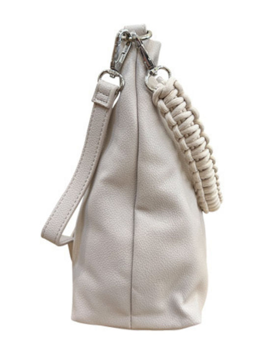 Damen-Hobo-Tasche Beige