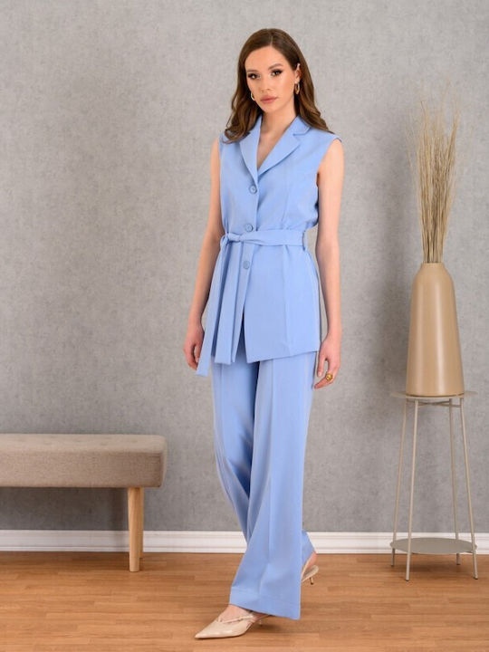 Women's Fabric Trousers Ciel