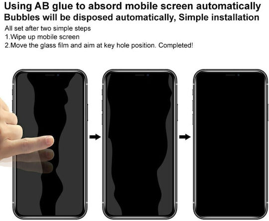 Privatsphäre Vollflächig gehärtetes Glas Schwarz (Xiaomi 15)