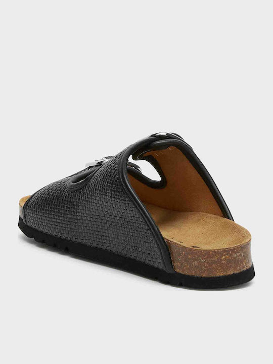 Noelle Sandale Casual Damă Din Piele Negru