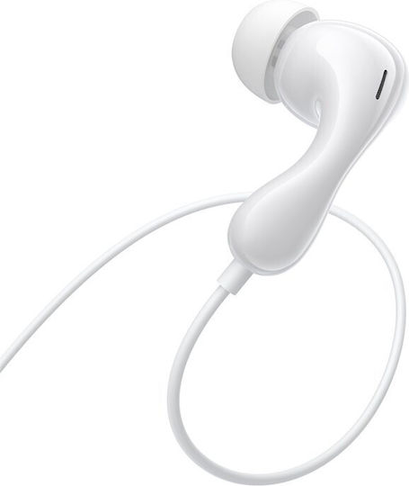 Baseus Encok Hz20 In-ear Handsfree Headphones with Connector 3.5mm White