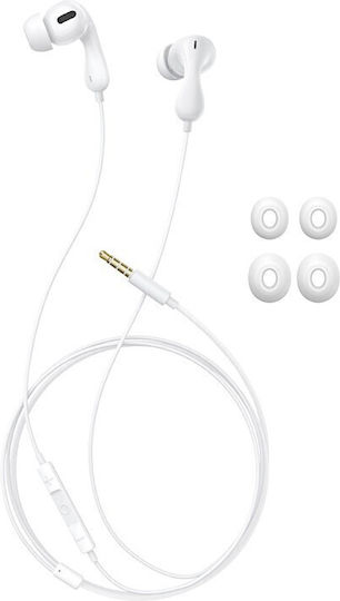 Baseus Encok Hz20 In-ear Handsfree Headphones with Connector 3.5mm White
