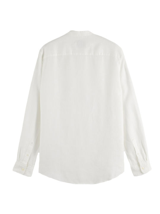 Scotch & Soda Core Linen Shirt White