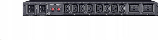 Cyberpower 10 Outlets Pdu Auto Transfer Metered Switch Pdu24005