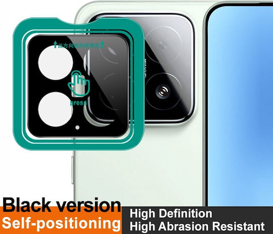 Camera Protection Tempered Glass Black for the Xiaomi 15 5G