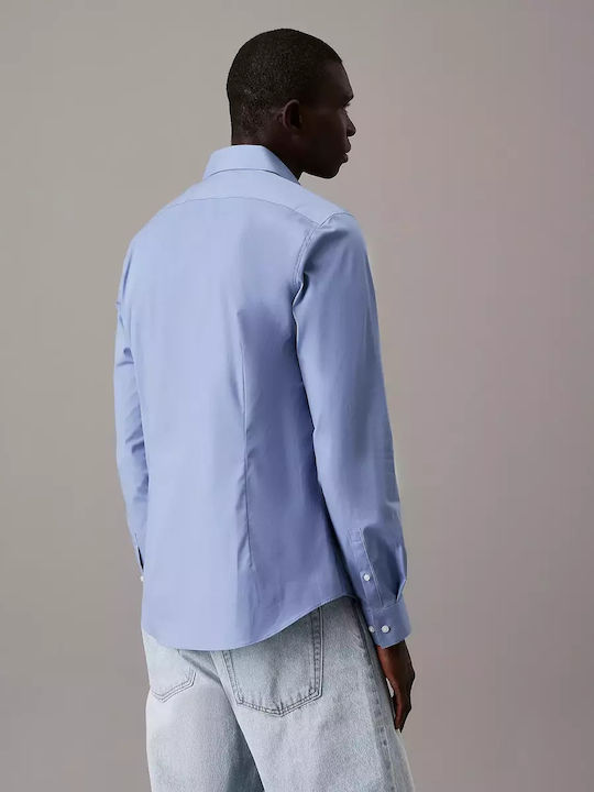 Calvin Klein Baumwolle Hemd Light Blue