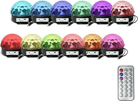 LED-Discolicht USB MP3-Player Fernbedienung MP3 LED-Magische Kugellampe 002509