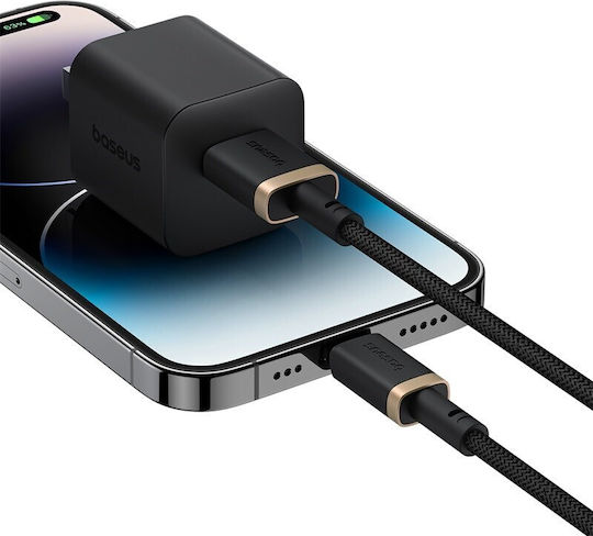 Baseus Dura USB-A to Lightning Cable 18W Μαύρο 1m (P10377801U01-00)