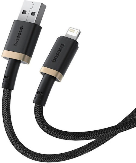 Baseus Dura USB-A to Lightning Cable 18W Μαύρο 1m (P10377801U01-00)