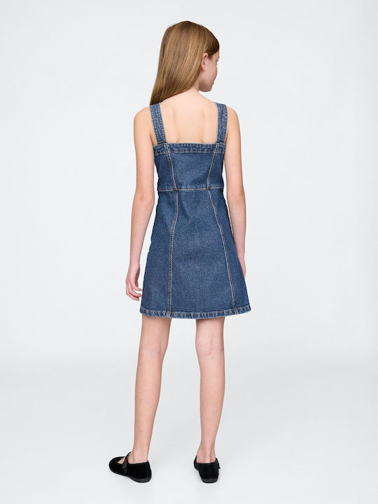 Rochie pentru Copii Fără mâneci Denim Albastru