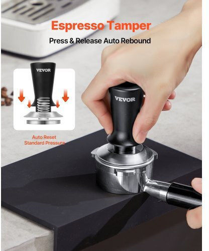 Vevor Πατητήρι με Επίπεδη Επιφάνεια 53mm σε Μαύρο Χρώμα