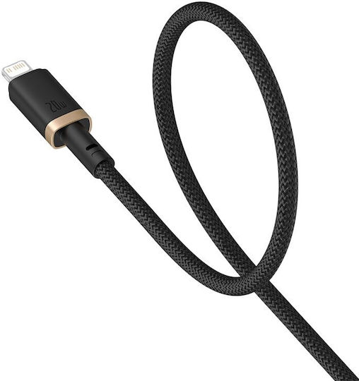 Baseus Dura Braided USB-C to Lightning Cable 20W Μαύρο 2m P10377800U01-02