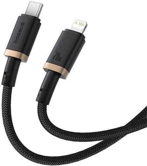 Baseus Dura Braided USB-C to Lightning Cable 20W Black 1m (P10377800U01-00)