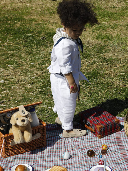 Baptism Suit for Boy Manolis White 1740 Bambolino Bmb-1740