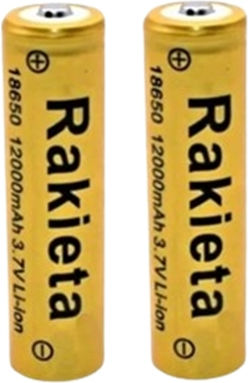 Set Three 18650 Li-ion Batteries 3.7v 12000mah