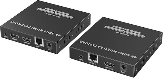 Lenkeng Extender HDMI Peste IP 4k60hz 120m 1g Lkv582