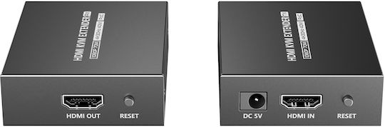 Lenkeng Kvm Hdmi Extender Over Ethernet 4k30hz 70m Lkv372kvm-p